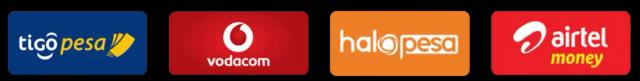 Accepted mobile money: M-Pesa, Tigo Pesa, Airtel Money, Halopesa