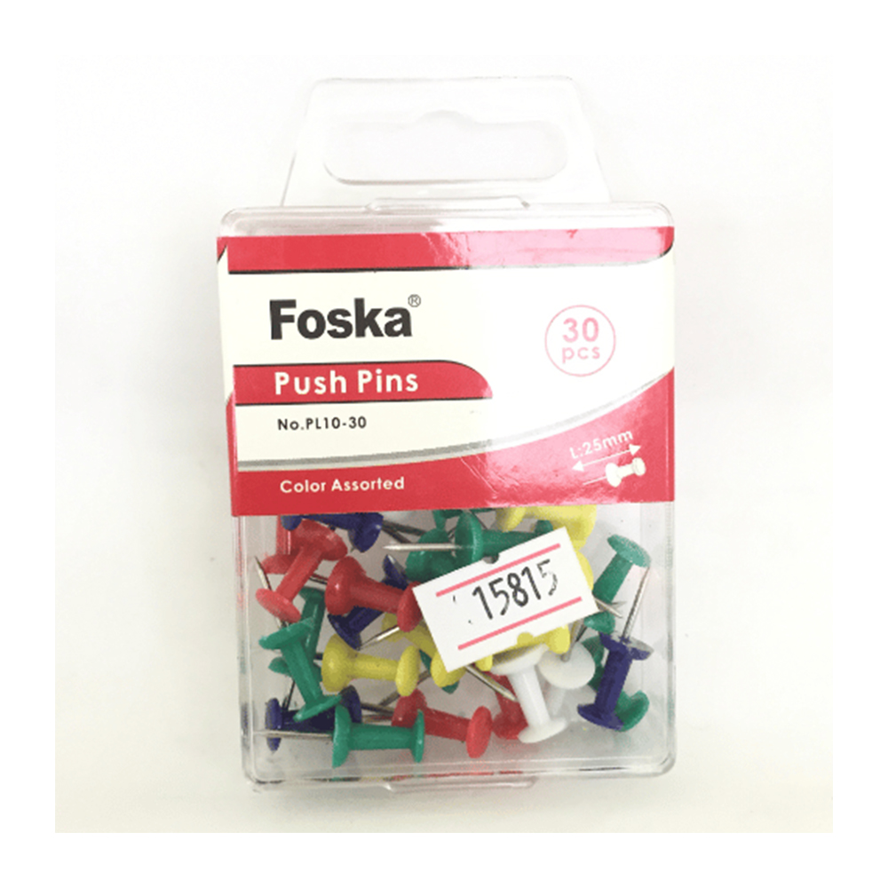 Foska Push Pins , 25mm Length